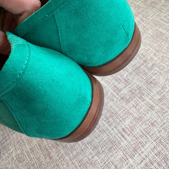 J.Crew Sueded Penny Loafers Green Size 9 Preppy - Picture 5 of 7